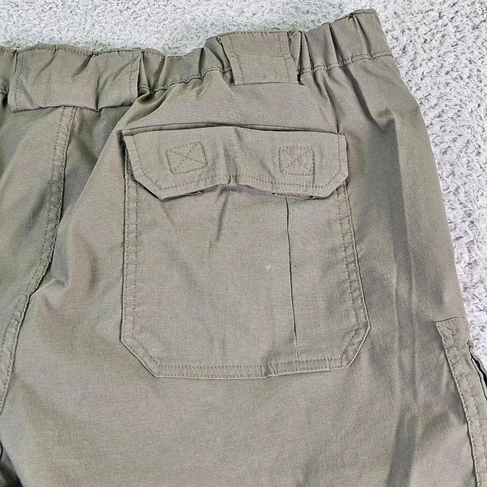 Duluth Trading Mens 2XL Beige Dry On The Fly Stretch Nylon Cargo Pants 71700